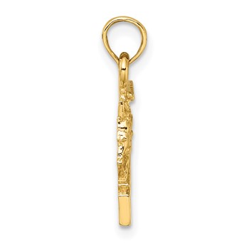 14K CHARLESTON Horse and Cart Charm — alternate view