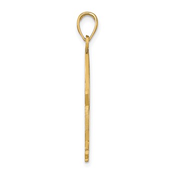 14k GOLF NAPLES Visor Pendant — alternate view