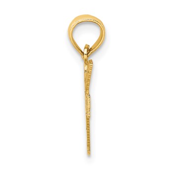 14K I HEART GOLF Club and Ball Charm — alternate view