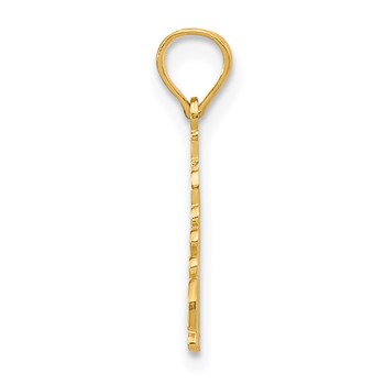 14K Polished I HEART LAKE TAHOE Charm — alternate view