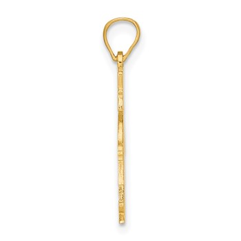 14K Girl Charm — alternate view