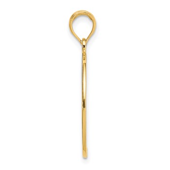 14k and White Rhodium YOU ARE MY SUNSHINE Cut-out Sun Charm — alternate view