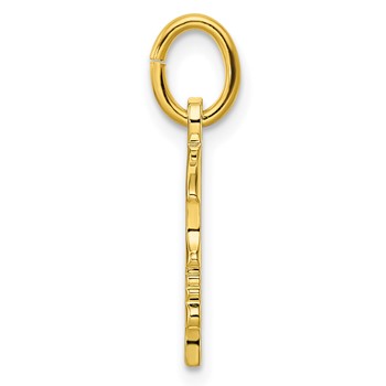 Kelly Waters Gold-plated Small Engraveable Girl Head Charm — alternate view