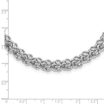 Kelly Waters Rhodium-plated Arabesque Necklace — alternate view