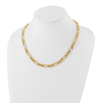 Kelly Waters Gold-plated 8mm 24 inch Figaro Chain — alternate view