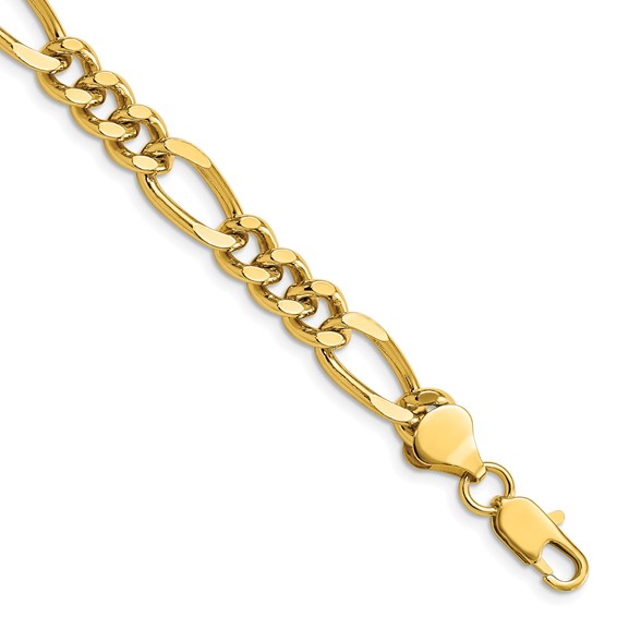 Kelly Waters Gold-plated 8mm 24 inch Figaro Chain - Quality Gold