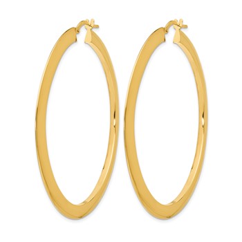 Leslie's 14K Polished Hoop Earrings — alternate view