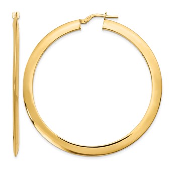 Leslie's 14K Polished Hoop Earrings