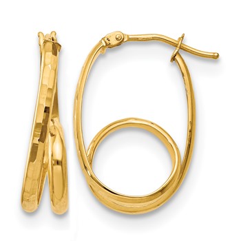 Leslie's 14K Polished Fancy Earrings