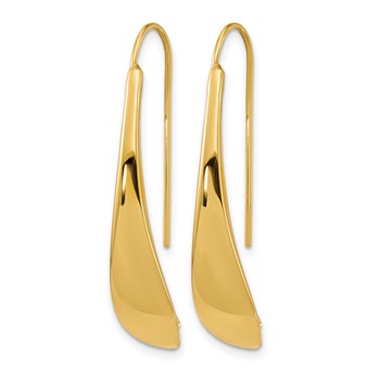 Leslie's 14k Polished Threader Earrings — alternate view