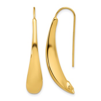 Leslie's 14k Polished Threader Earrings