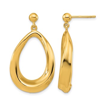 Leslie's 14k Polished Post Dangle Earrings