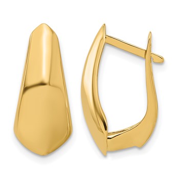 Leslie's 14K Polished Hoop Earrings