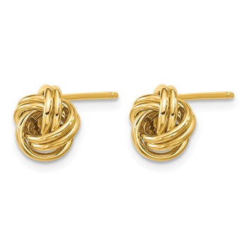 Leslie's 14K Polished Love Knot Post Earrings — alternate view