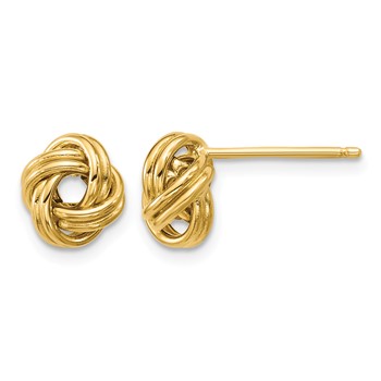 Leslie's 14K Polished Love Knot Post Earrings