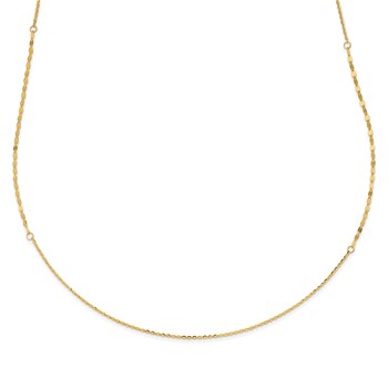 Leslie's 14K Polished Fancy Necklace