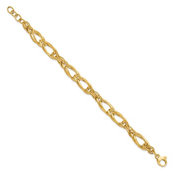 Leslie's 14K Polished Fancy Link Bracelet — alternate view