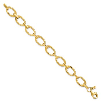 Leslie's 14K Polished Link Bracelet — alternate view