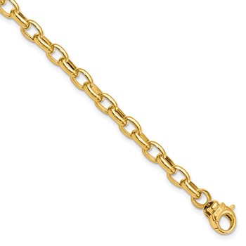 Leslie's 14K Polished Fancy Link Bracelet