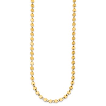 Leslie's 14k Polished Necklace — alternate view