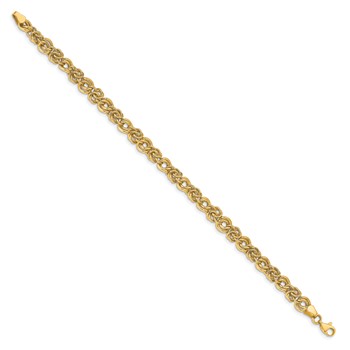 Leslie's 14k Polished Fancy Link Bracelet — alternate view