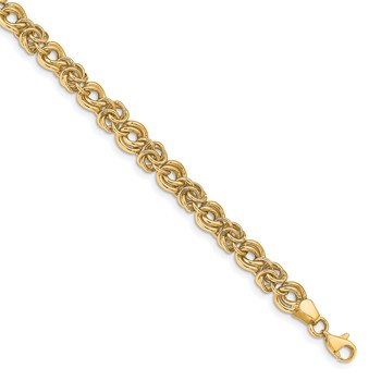 Leslie's 14k Polished Fancy Link Bracelet
