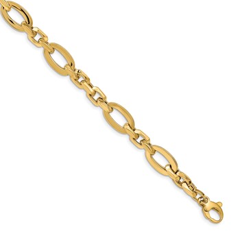 Leslie's 14k Polished Link Bracelet