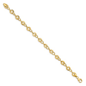 Leslie's 14k D/C Fancy Link Bracelet — alternate view