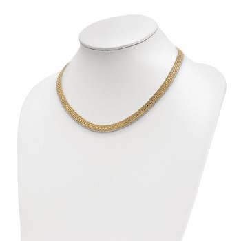 Leslie's 14k Polished Fancy Necklace — alternate view