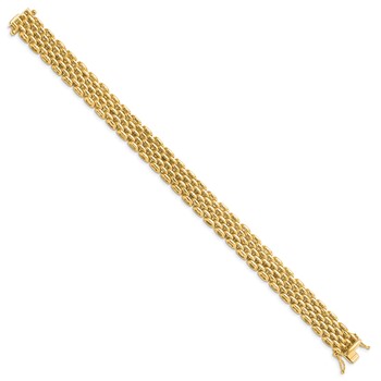 Leslie's 14K Polished Fancy Bracelet — alternate view