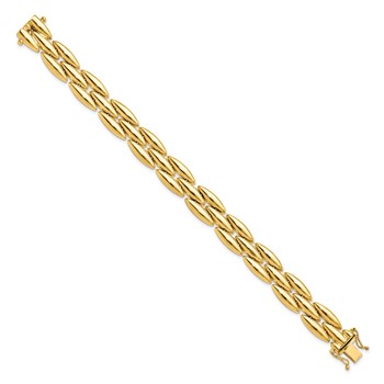 Leslie's 14k Polished Fancy Link Bracelet — alternate view