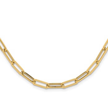 Leslie's 14K Polished Fancy Link Necklace