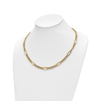 Leslie's 14k Polished Fancy Link Necklace — alternate view