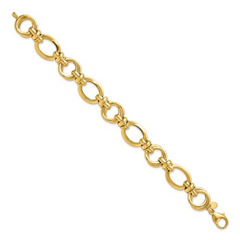 Leslie's 14k Polished Fancy Link Bracelet — alternate view
