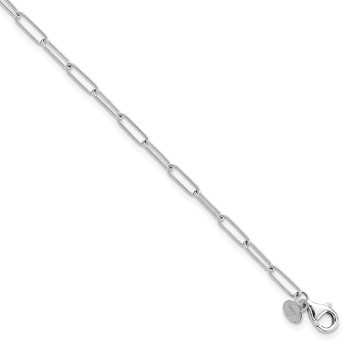 Leslie's 14K White Gold Polished Fancy Link Bracelet