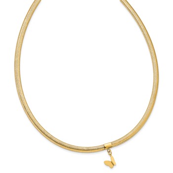 Leslie's 14k Butterfly Necklace — alternate view