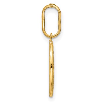 Leslie's 14k Polished and Matte Oval Miraculous Medal — alternate view