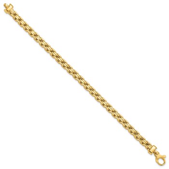 Leslie's 14K Polished Fancy Link Bracelet — alternate view