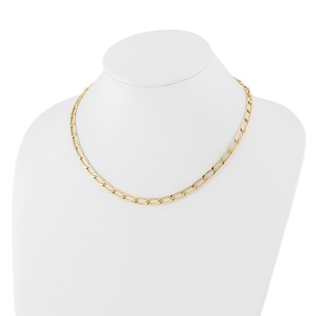 Leslie's 14K Polished Fancy Link Necklace — alternate view