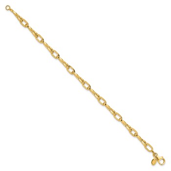 Leslie's 14K Polished Fancy Link Bracelet — alternate view