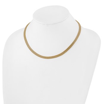 Leslie's 14K Woven Necklace — alternate view