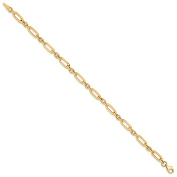 Leslie's 14K Polished Fancy Link Bracelet — alternate view