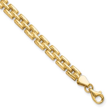 Leslie's 14K Polished Fancy Link Bracelet