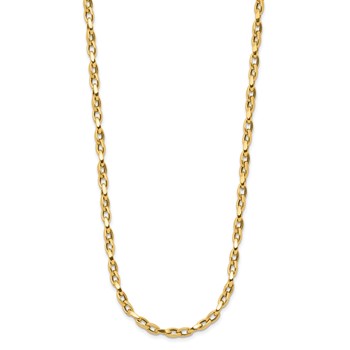 Leslie's 14K Polished Fancy Link Necklace — alternate view