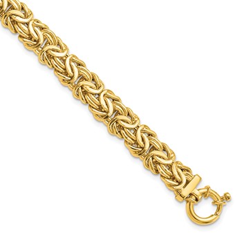 Leslie's 14K Polished Fancy Link Bracelet