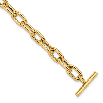 Leslie's 14K Polished Fancy Toggle Link Bracelet