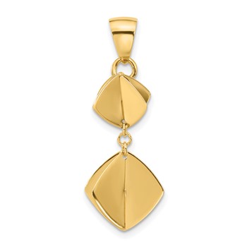 Leslie's 14K Polished Fancy Dangle Pendant