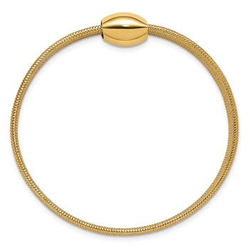 Leslie's 14K Mesh Slip-on Stretch Bracelet — alternate view