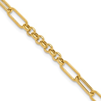 Leslie's 14K Polished Fancy Link Bracelet