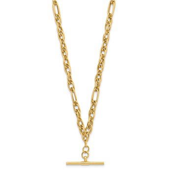 Leslie's 14K Polished Dangle Bar Necklace